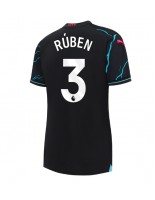 Manchester City Ruben Dias #3 Alternativní Dres pro Dámské 2023-24 Krátký Rukáv